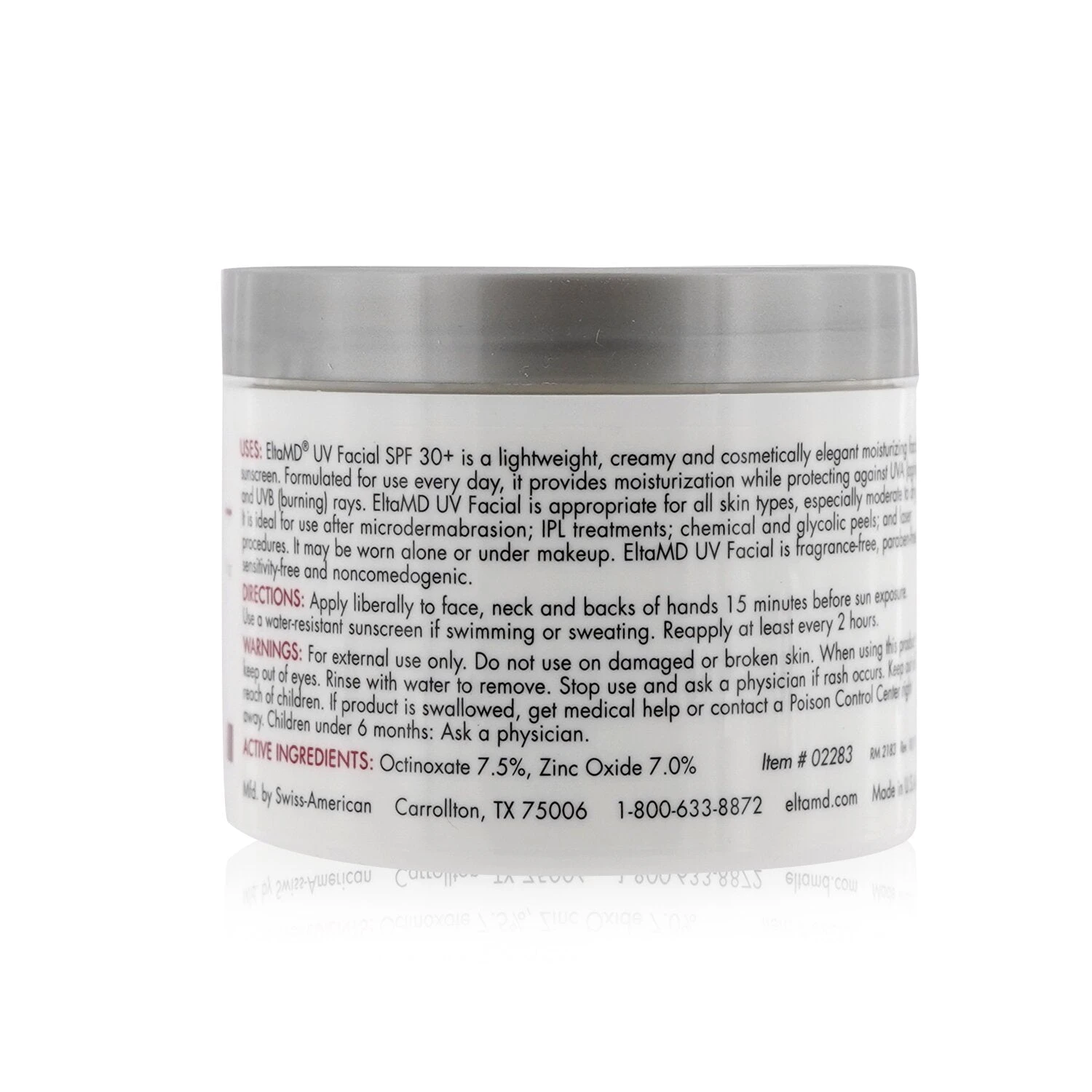 EltaMD UV Facial Moisturizing Facial Sunscreen SPF 30 - For Dry & Post Procedure Skin 114g/4oz 3 EltaMD UV Facial Moisturizing Facial Sunscreen SPF 30 - For Dry & Post Procedure Skin 114g/4oz - Image 3