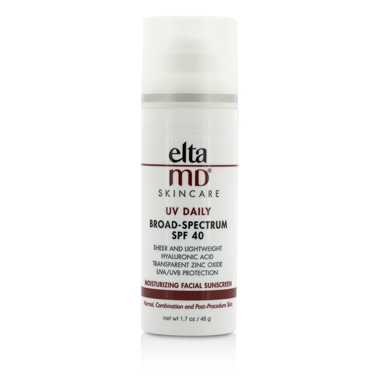 EltaMD UV Daily Moisturizing Facial Sunscreen SPF 40 - For Normal, Combination & Post-Procedure Skin 48g/1.7oz 2 EltaMD UV Daily Moisturizing Facial Sunscreen SPF 40 - For Normal, Combination & Post-Procedure Skin 48g/1.7oz - Image 2