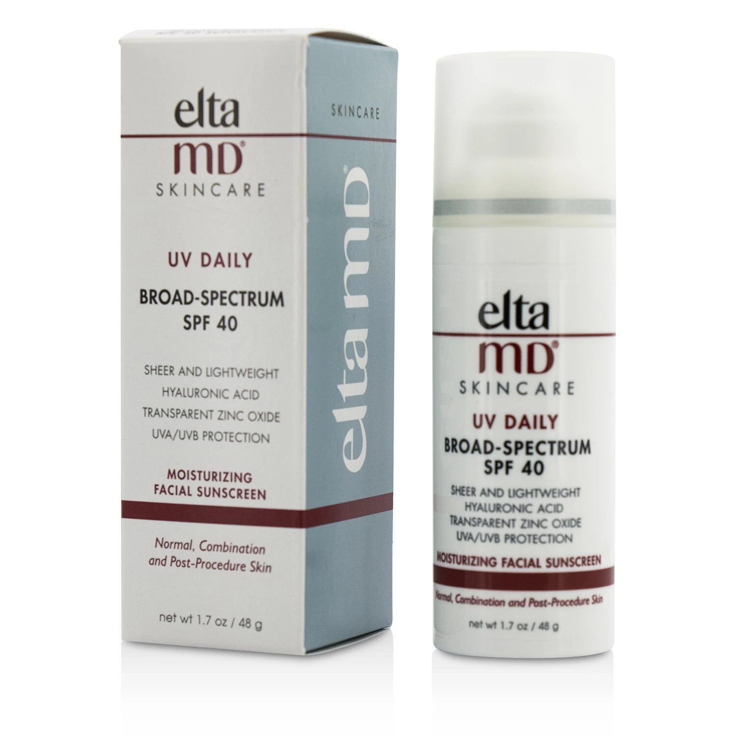 EltaMD UV Daily Moisturizing Facial Sunscreen SPF 40 - For Normal, Combination & Post-Procedure Skin 48g/1.7oz 1 EltaMD UV Daily Moisturizing Facial Sunscreen SPF 40 - For Normal, Combination & Post-Procedure Skin 48g/1.7oz