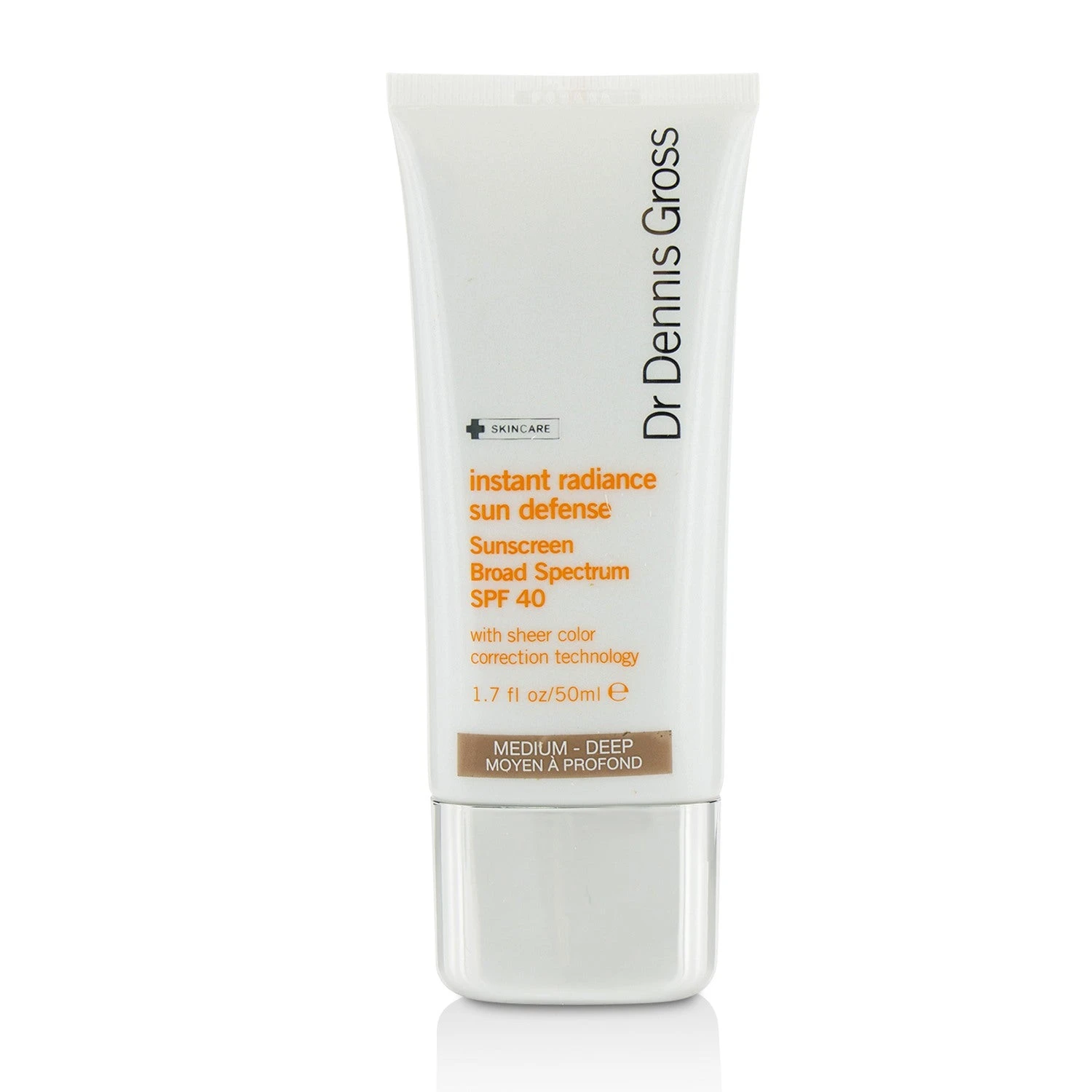Dr Dennis Gross Instant Radiance Sun Defense Sunscreen Broad Spectrum SPF 40- Medium - Deep 50ml/1.7oz 2 Dr Dennis Gross Instant Radiance Sun Defense Sunscreen Broad Spectrum SPF 40- Medium - Deep 50ml/1.7oz - Image 2