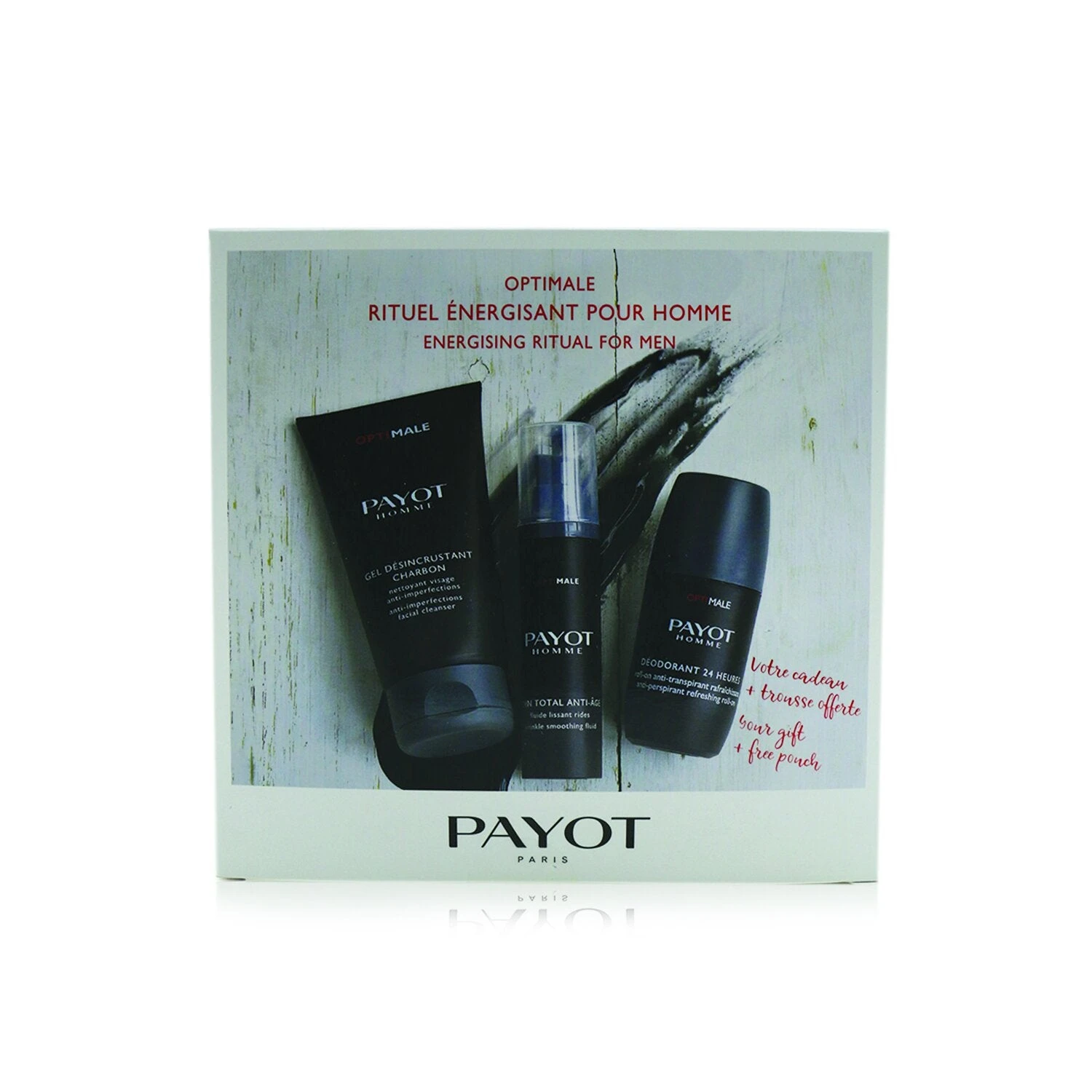 Payot Optimale Energising Ritual For Men Set : 1x Facial Cleanser 150ml + 1x Wrinkle Smoothing Fluid 50ml + 1x 24 Hrs Roll-On 75ml 3pcs 3 Payot Optimale Energising Ritual For Men Set : 1x Facial Cleanser 150ml + 1x Wrinkle Smoothing Fluid 50ml + 1x 24 Hrs Roll-On 75ml 3pcs - Image 3