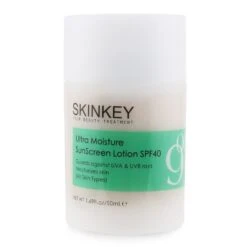SKINKEY Moisturizing Series Ultra Moisture SunScreen Lotion SPF 40 (All Skin Types) - Guards Against UVA & UVB Rays Moisturizes Skin 50ml/1.69oz -Lumellea Sales Store 25085282701 1