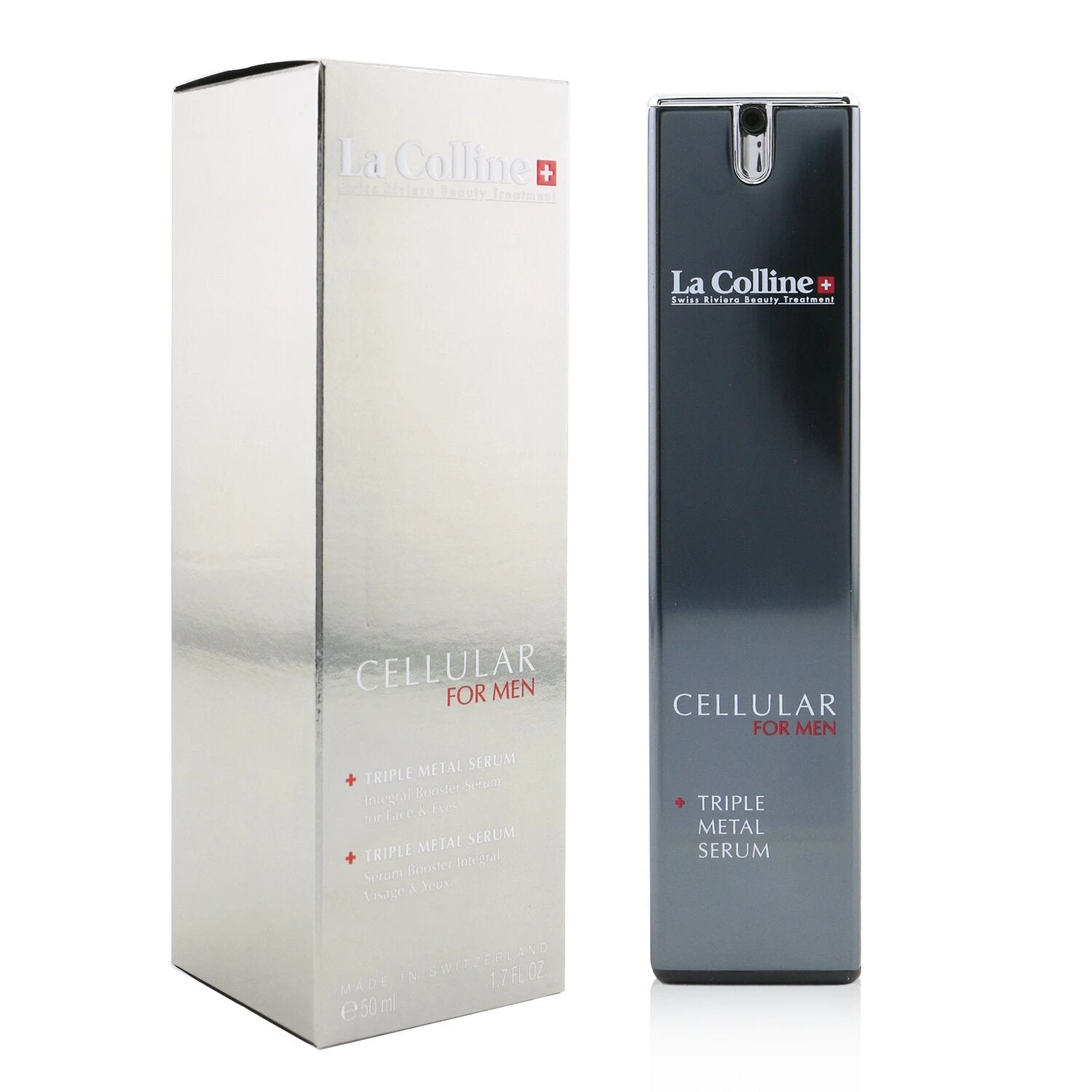 La Colline Cellular For Men Triple Metal Serum - Integral Booster Serum (For Face & Eyes) 50ml/1.7oz 2 La Colline Cellular For Men Triple Metal Serum - Integral Booster Serum (For Face & Eyes) 50ml/1.7oz - Image 2