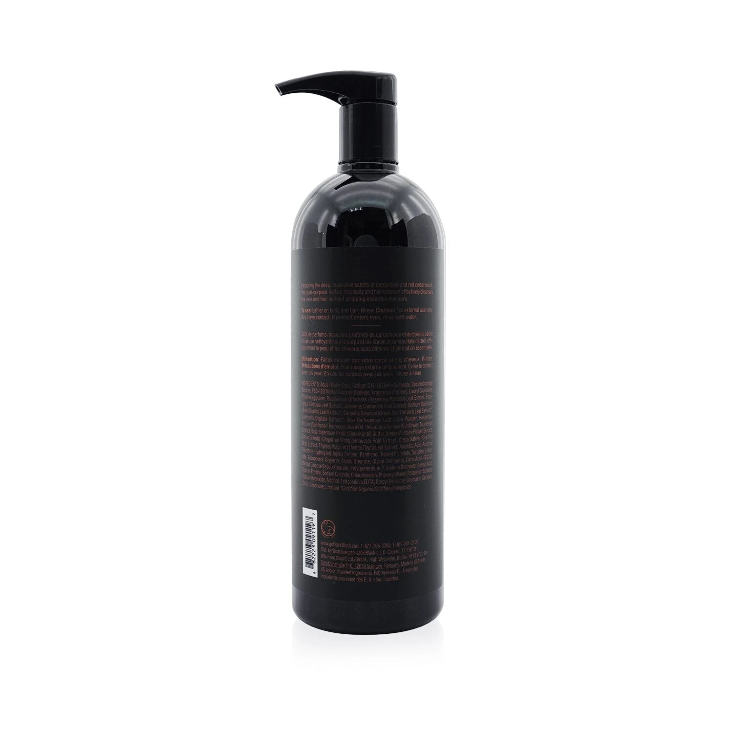 Jack Black Black Reserve Body & Hair Cleanser With Cardamom & Cedarwood 975ml/33oz 3 Jack Black Black Reserve Body & Hair Cleanser With Cardamom & Cedarwood 975ml/33oz - Image 3