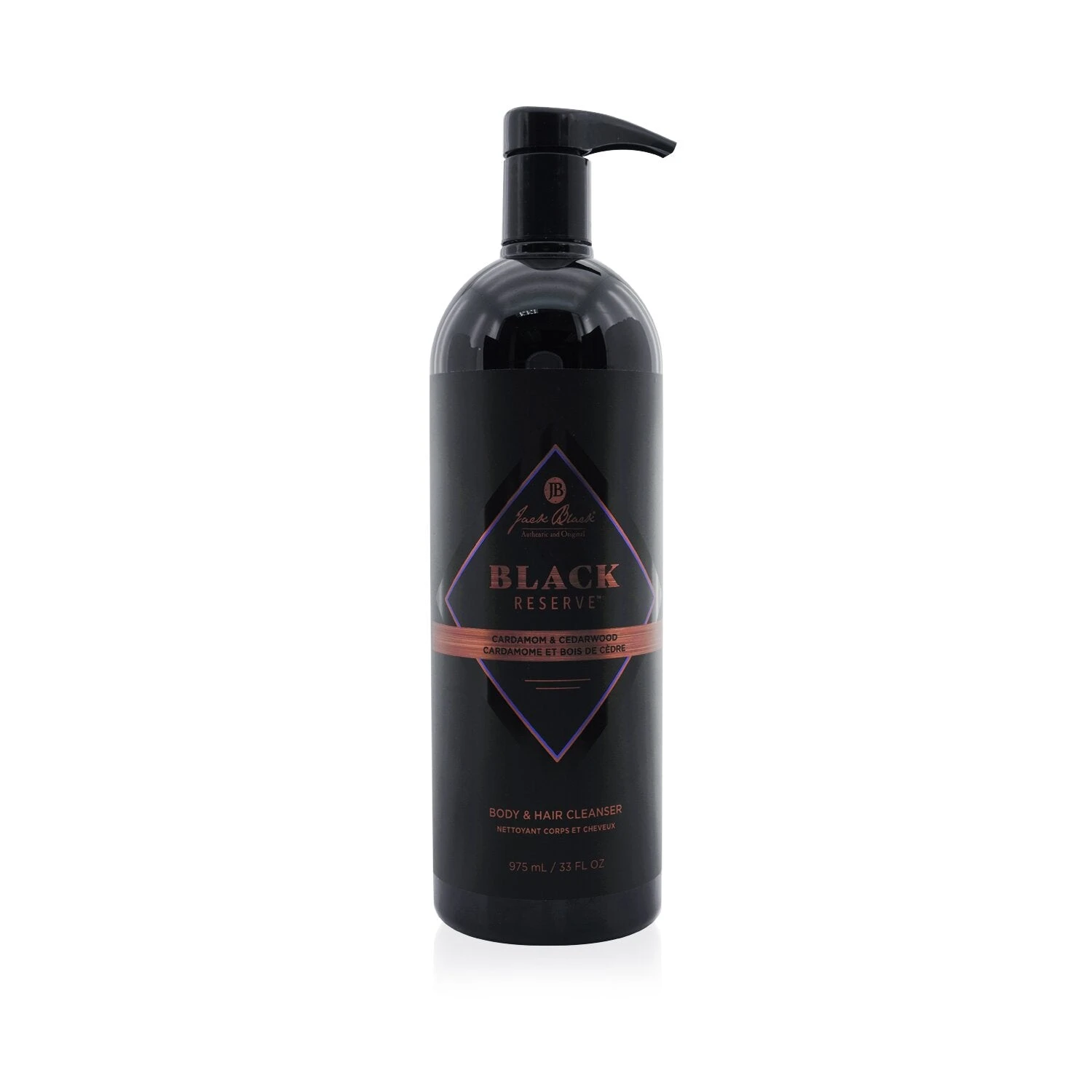 Jack Black Black Reserve Body & Hair Cleanser With Cardamom & Cedarwood 975ml/33oz 1 Jack Black Black Reserve Body & Hair Cleanser With Cardamom & Cedarwood 975ml/33oz