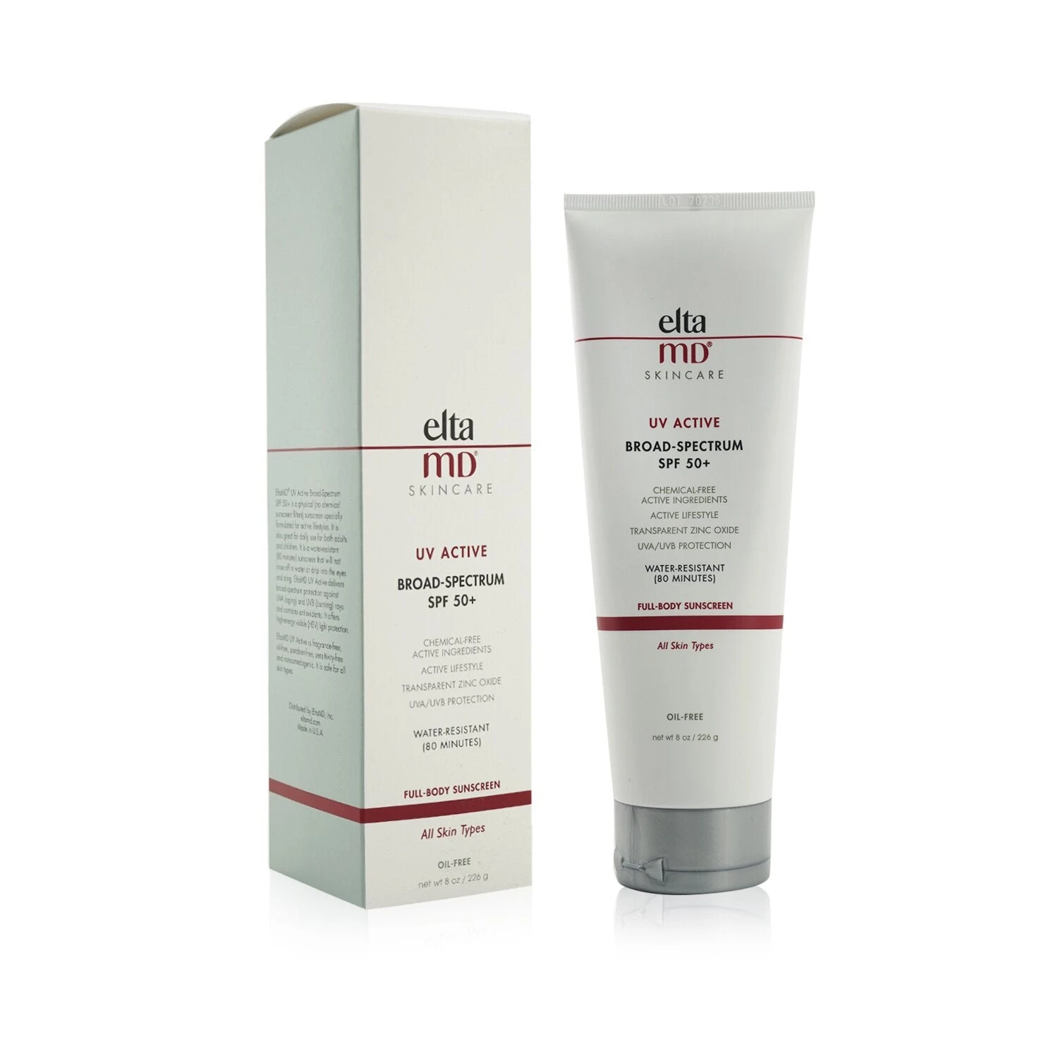 EltaMD UV Active Water-Resistant Full-Body Sunscreen SPF 50 (Exp. Date: 04/2022) 85g/3oz 5 EltaMD UV Active Water-Resistant Full-Body Sunscreen SPF 50 (Exp. Date: 04/2022) 85g/3oz - Image 5