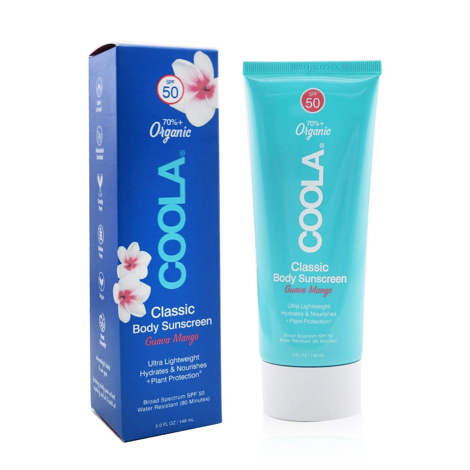 Coola Classic Body Organic Sunscreen Lotion SPF 50 - Guava Mango 148ml/5oz 2 Coola Classic Body Organic Sunscreen Lotion SPF 50 - Guava Mango 148ml/5oz - Image 2