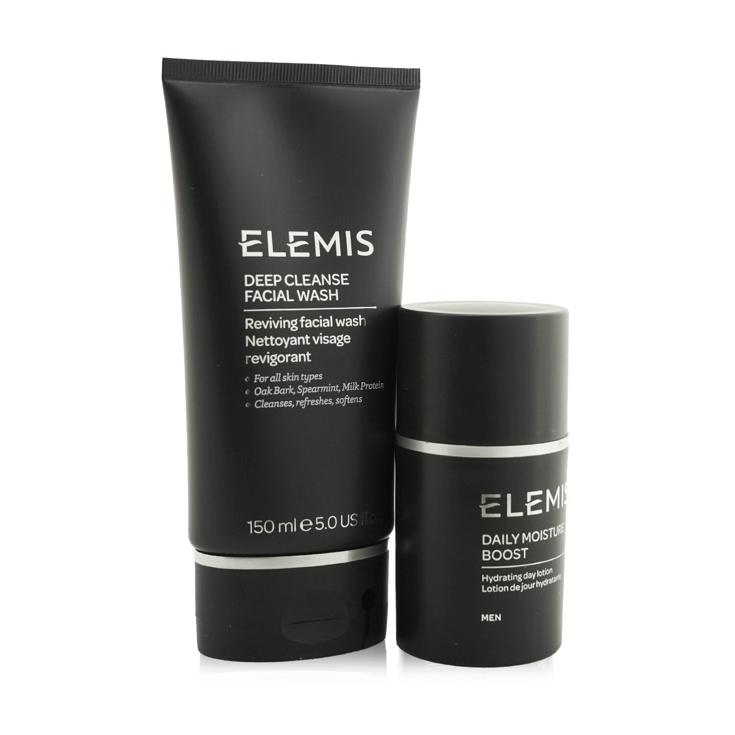 Elemis His (or Her) Essential Duo: Deep Cleanse Facial Wash 150ml + Daily Moisture Boost 50ml (Box Slightly Damaged) 2pcs 2 Elemis His (or Her) Essential Duo: Deep Cleanse Facial Wash 150ml + Daily Moisture Boost 50ml (Box Slightly Damaged) 2pcs - Image 2