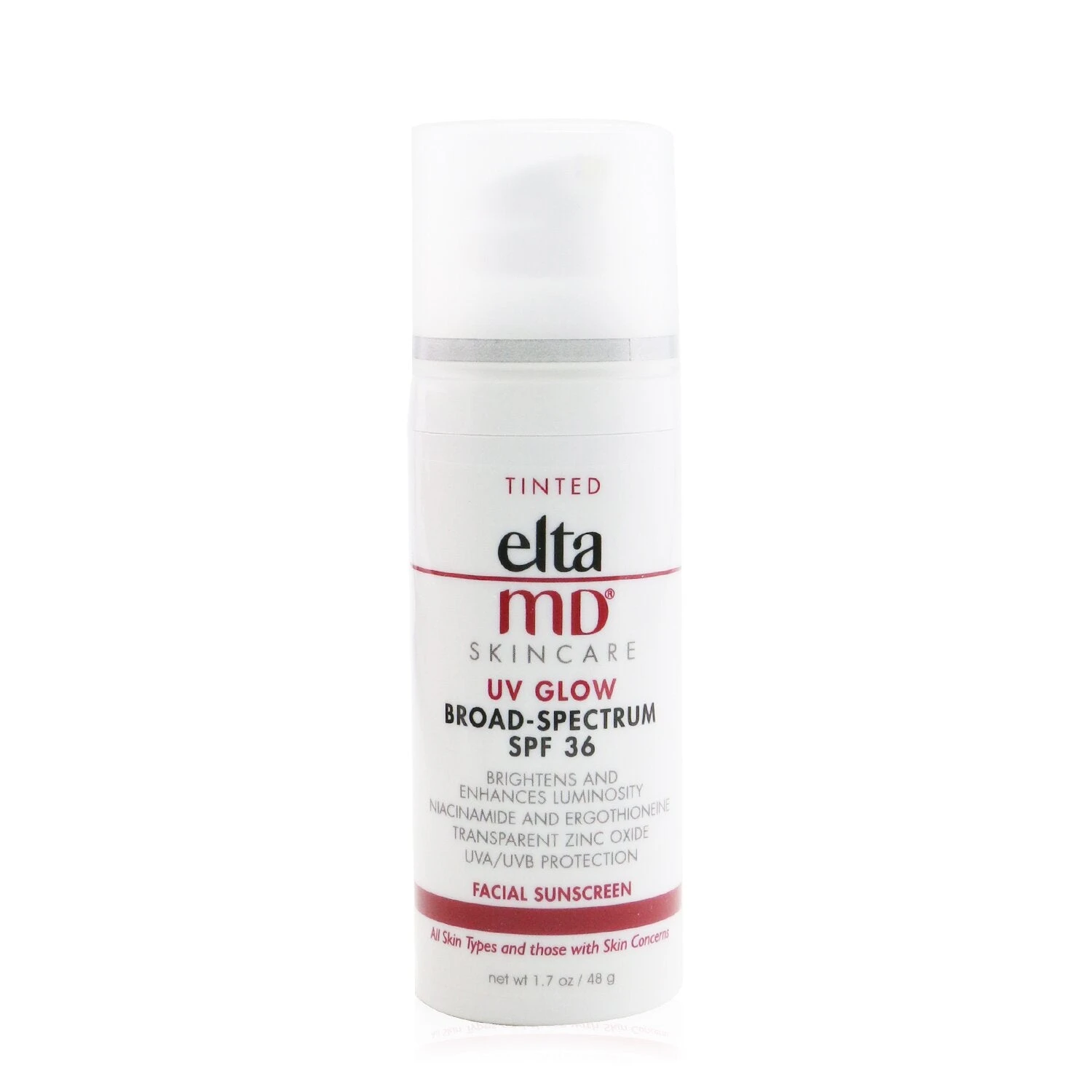 EltaMD UV Glow Facial Sunscreen SPF 36 - Tinted 48g/1.7oz 1 EltaMD UV Glow Facial Sunscreen SPF 36 - Tinted 48g/1.7oz