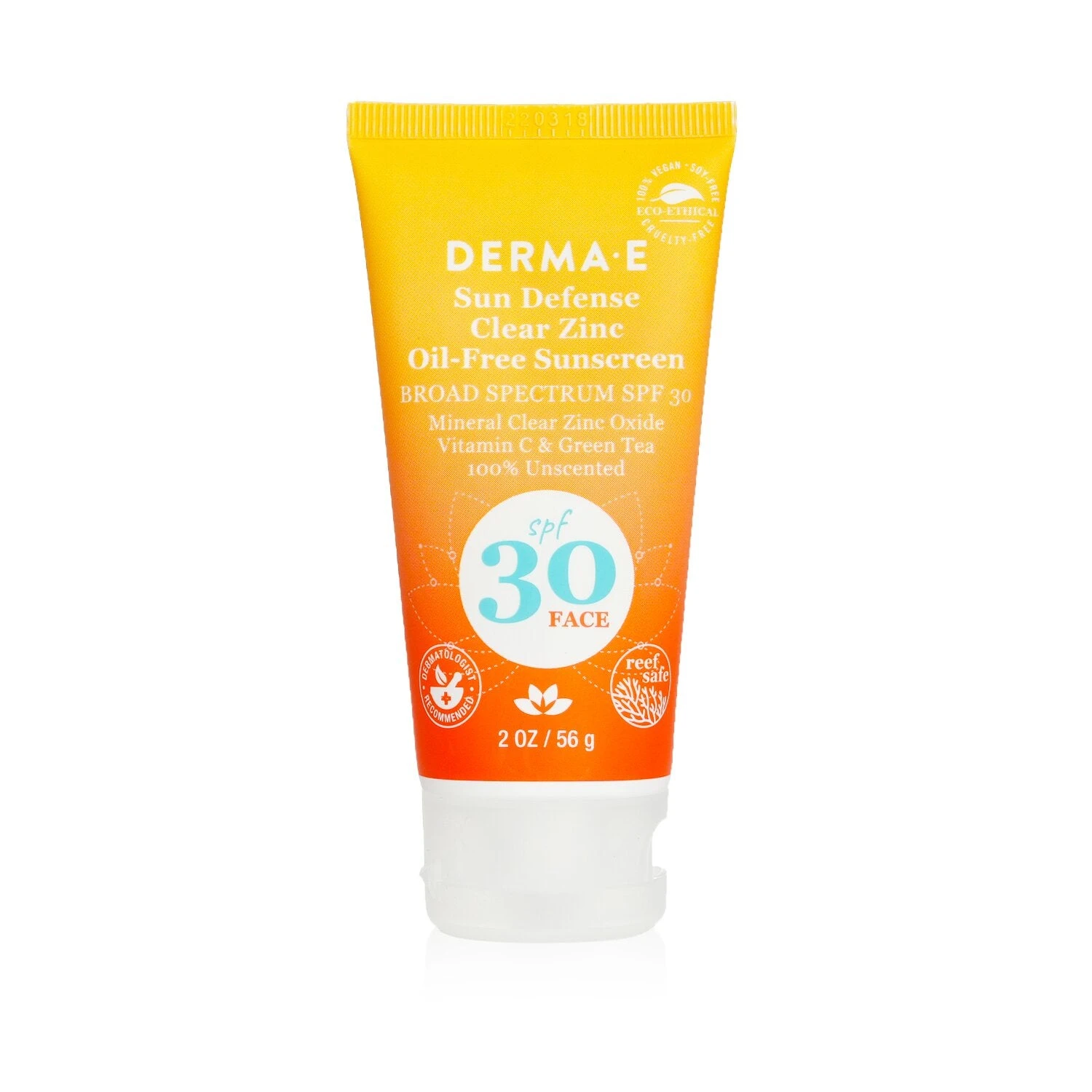 Derma E Sun Defense Clear Zinc Oil Free Sunscreen SPF 30 - Face 56g/2oz 1 Derma E Sun Defense Clear Zinc Oil Free Sunscreen SPF 30 - Face 56g/2oz