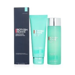 Biotherm Homme Aquapower Power Of 3 Set : Cleanser + Toning Lotion 200ml + Advanced Gel 100ml 3pcs+1bag -Lumellea Sales Store 27732276714 2