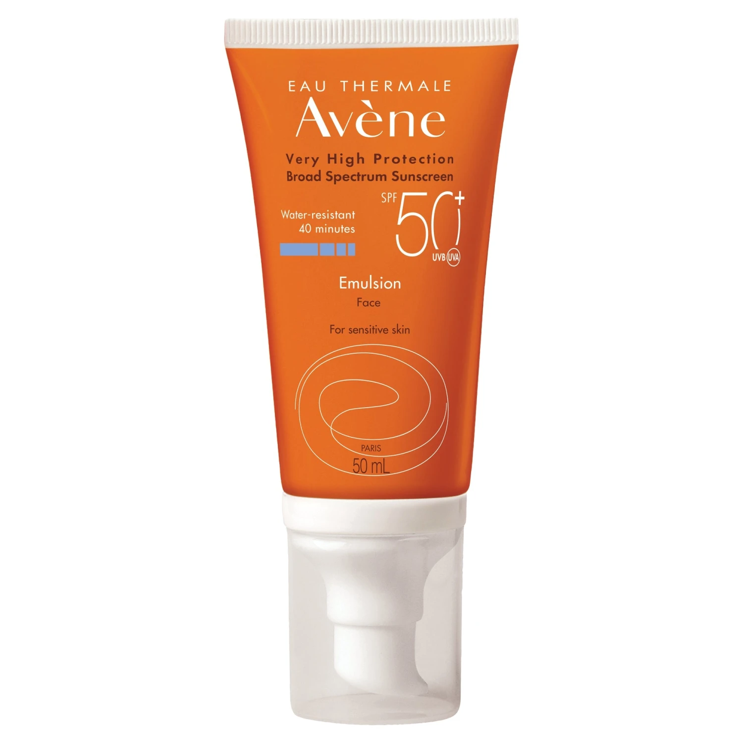 Avène Avene Sunscreen Emulsion Face SPF 50 + 50ml 1 Avène Avene Sunscreen Emulsion Face SPF 50 + 50ml