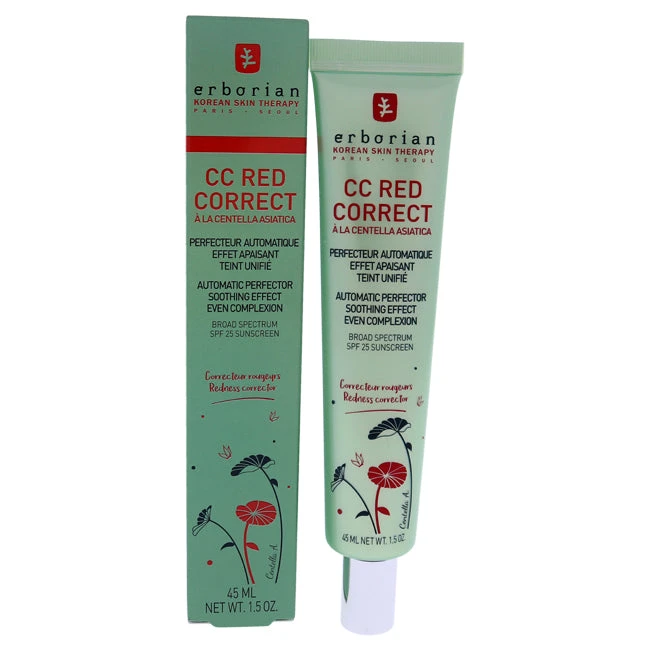 Erborian CC Red Correct Automatic Perfector SPF 25 By Erborian For Women - 1.5 Oz Sunscreen 1 Erborian CC Red Correct Automatic Perfector SPF 25 By Erborian For Women - 1.5 Oz Sunscreen