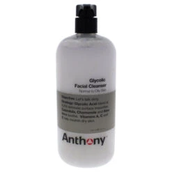 Anthony Glycolic Facial Cleanser By Anthony For Men - 32 Oz Cleanser