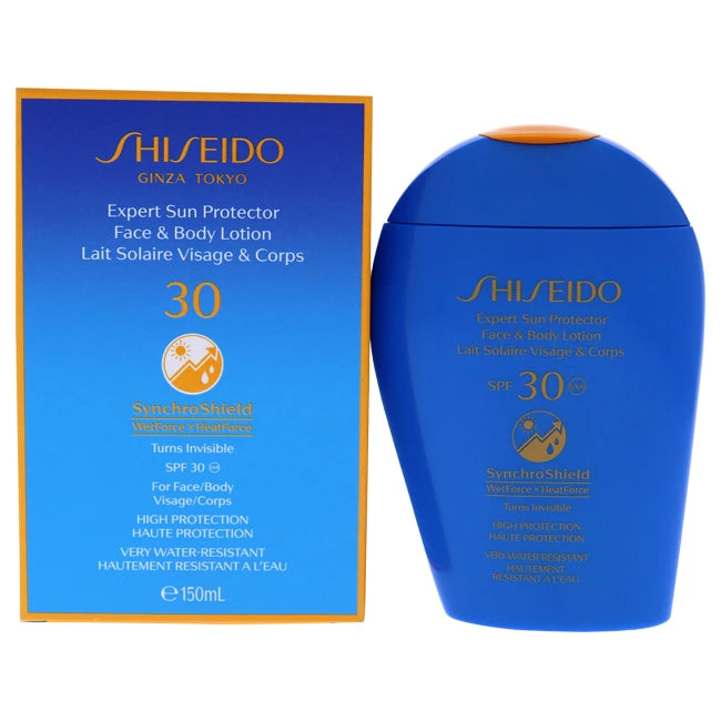 Shiseido Expert Sun Protector Face And Body Lotion Plus WetForce SPF 30 By Shiseido For Unisex - 5 Oz Sunscreen 1 Shiseido Expert Sun Protector Face And Body Lotion Plus WetForce SPF 30 By Shiseido For Unisex - 5 Oz Sunscreen