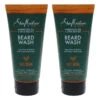 Shea Moisture Maracuja Oil & Shea Butter Beard Wash Deep Clean & Refresh - Pack Of 2 By Shea Moisture For Men - 6 Oz Cleanser