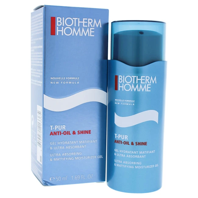 Biotherm Homme T-Pur Anti Oil And Shine - Mattifying Moisturizing Gel By Biotherm For Men - 1.69 Oz Gel 1 Biotherm Homme T-Pur Anti Oil And Shine - Mattifying Moisturizing Gel By Biotherm For Men - 1.69 Oz Gel