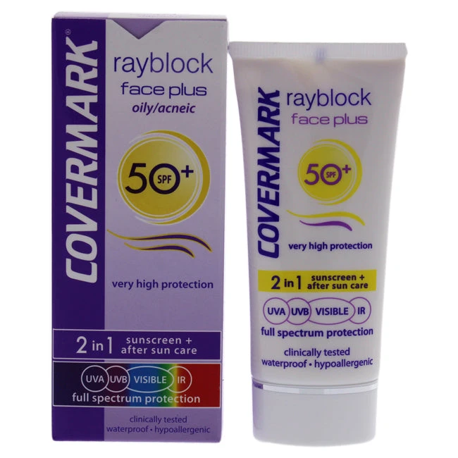 Covermark Rayblock Face Plus 2-in-1 Sunscreen Waterproof SPF50-Oily Skin By Covermark For Women - 1.69 Oz Sunscreen 1 Covermark Rayblock Face Plus 2-in-1 Sunscreen Waterproof SPF50-Oily Skin By Covermark For Women - 1.69 Oz Sunscreen